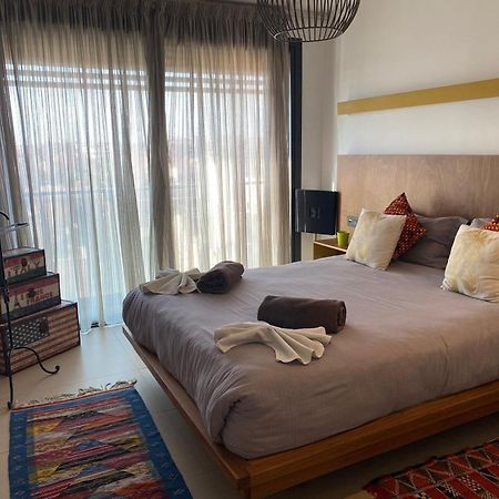 Luxueux Appart Hivernage Avec Vue Sur L"Atlas มาร์ราเกช ภายนอก รูปภาพ
