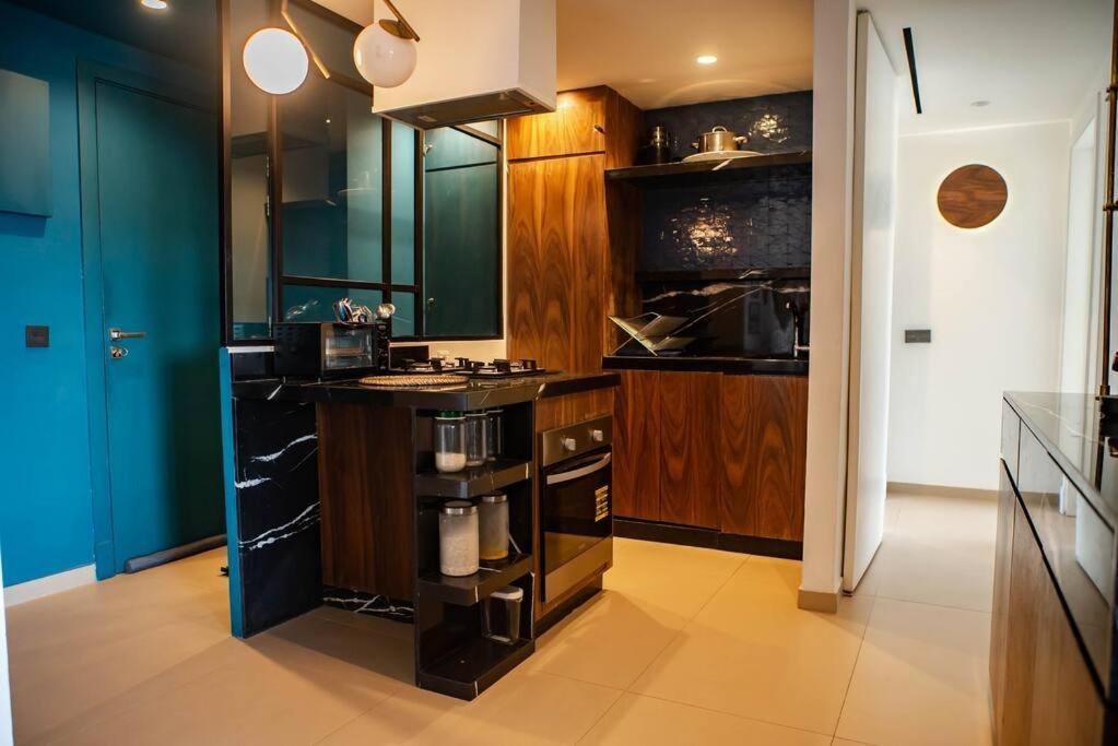 Luxueux Appart Hivernage Avec Vue Sur L"Atlas มาร์ราเกช ภายนอก รูปภาพ