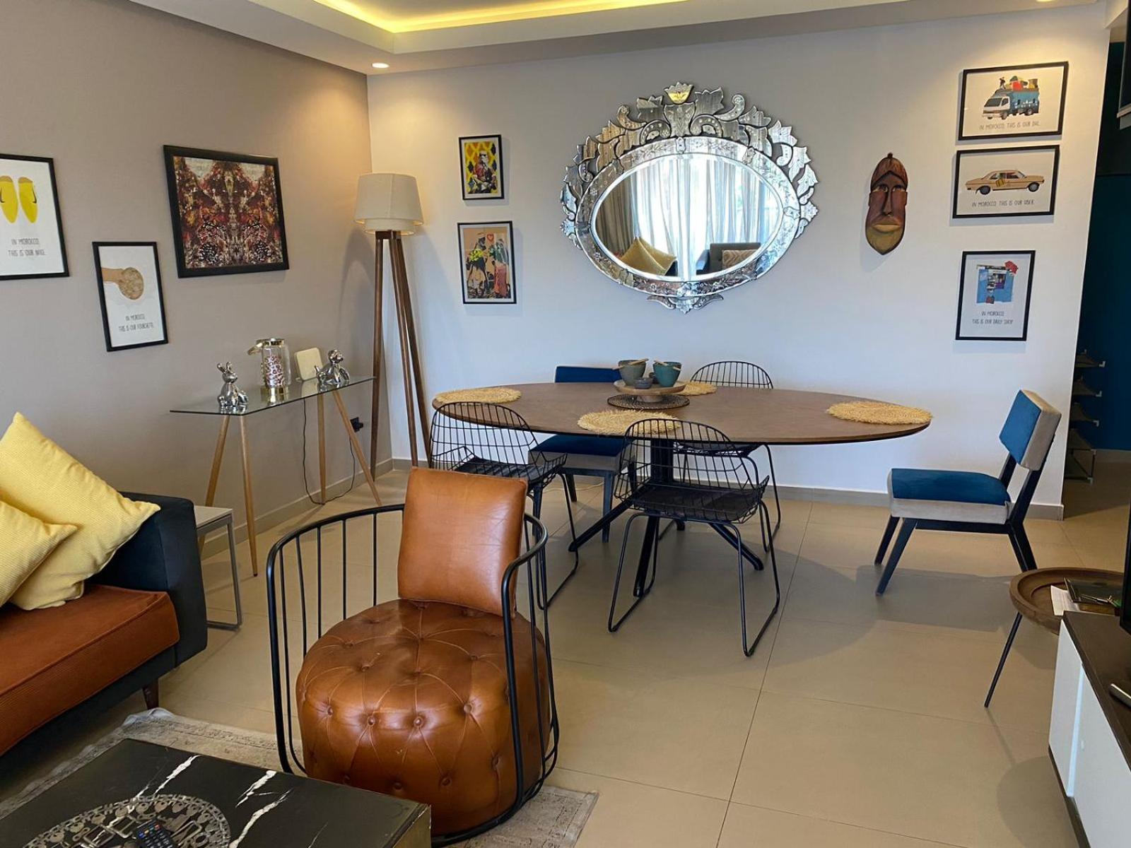 Luxueux Appart Hivernage Avec Vue Sur L"Atlas มาร์ราเกช ภายนอก รูปภาพ